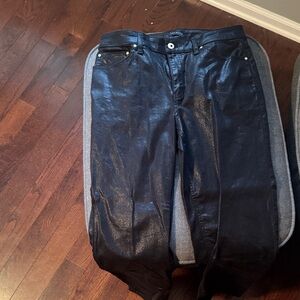 Talbots Metallic Black Jeans